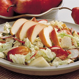 Chicken and Red Bartlett Pear Salad