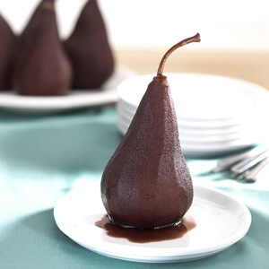 Poached Bosc Pears