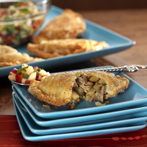 Pulled Pork and Pear Empanadas