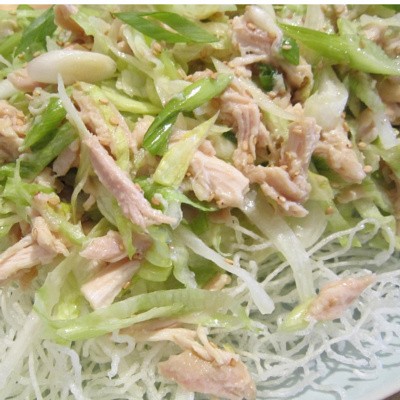 Chinese chicken pear salad