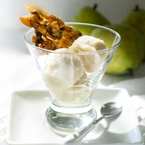 Dairy-Free Pear Ice Cream