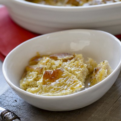 pear and quinoa custard