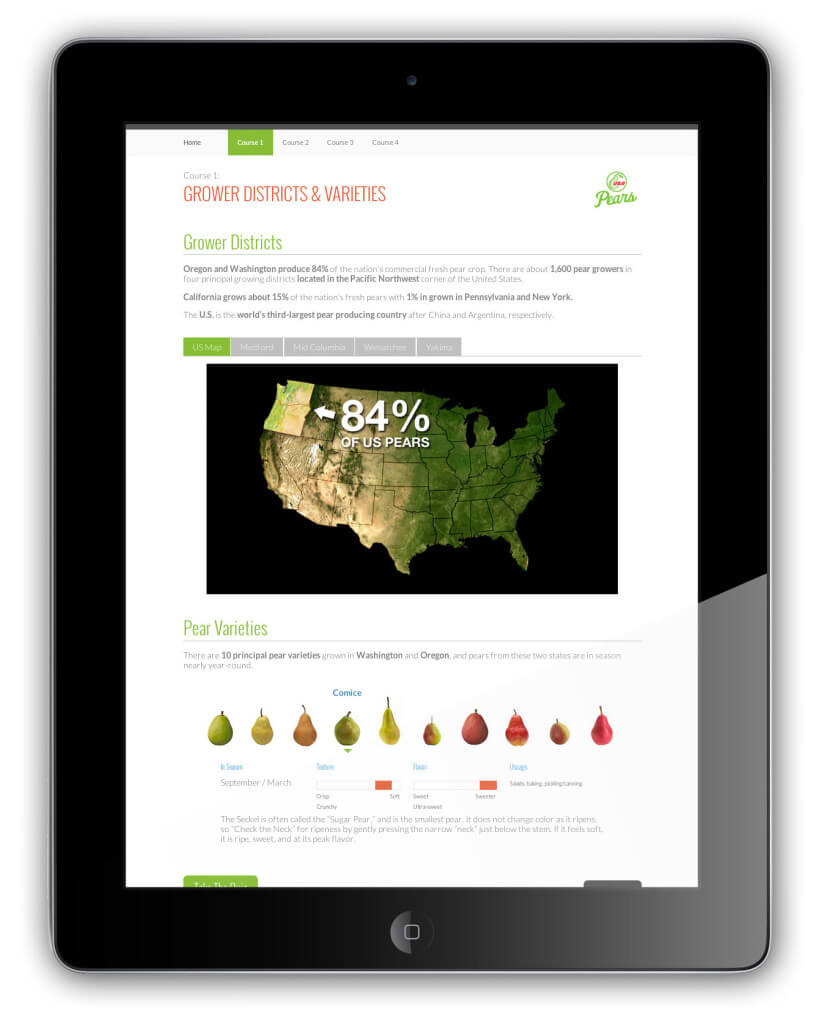 Earn your Pear Marketing and Merchandising Certificate from USA Pears!