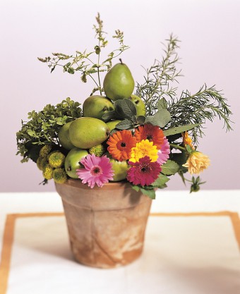 pears-and-flowers-in-terra-cotta
