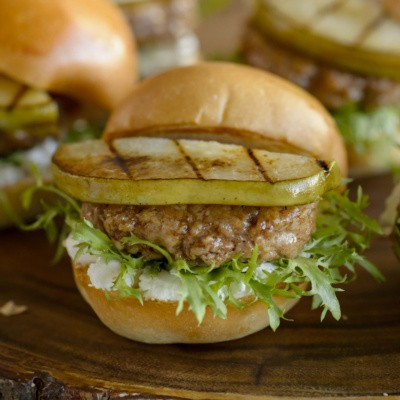 Turkey burger pear sliders easy pear recipes