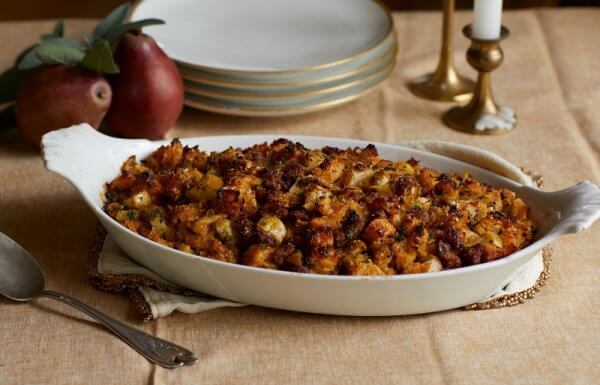 Pear Sausage Stuffing