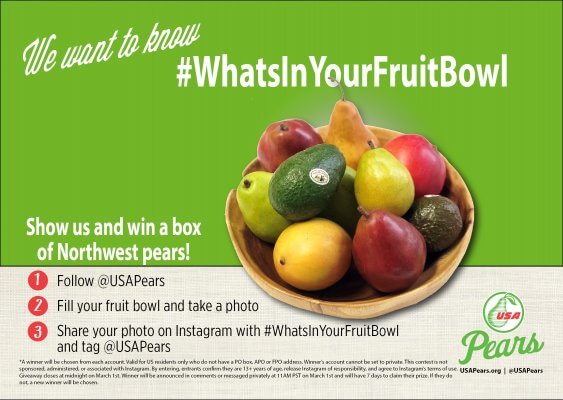 AMERICAN HEART MONTH SOCIAL MEDIA CONTEST ASKS #WHATSINYOURFRUITBOWL